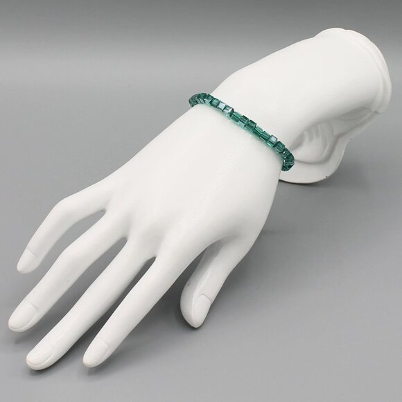 Jewelry bracelet bead Boho adjustable blue green stones brand new fashion - Picture 4 of 7